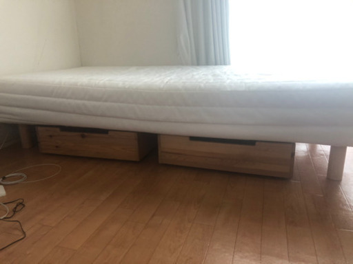 無印良品　シングルベッド　床下収納付き　値下げ受付中