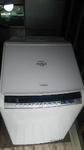 美品 HITACHI 日立 ビートウォッシュ BW-DV80B(W) 乾燥機能付き洗濯機