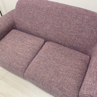 Francfranc ヌボラ　ソファ　ピンク（W1500）2人掛けの画像