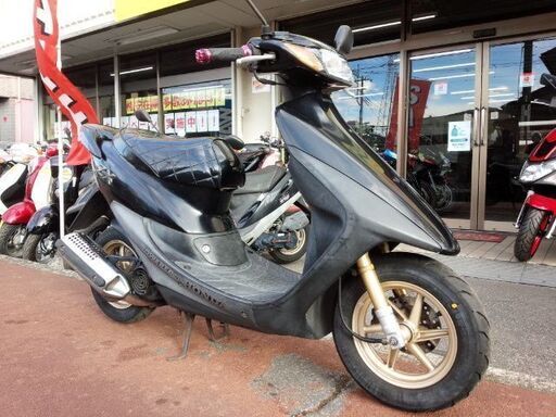 NO.3695　ライブディオＺＸ （ＤＩＯ） ２サイクル　エナメルシート　ハネ付き　ディスクブレーキ　キャストホイール　ブラック　☆彡