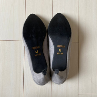 パンプス　グレー　Re:EDIT リエディの画像