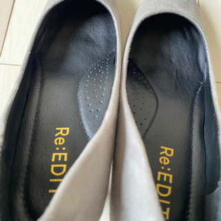 パンプス　グレー　Re:EDIT リエディの画像