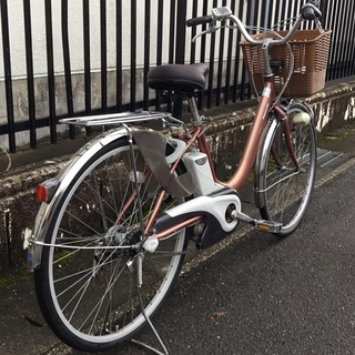 動作＞パナソニック・アルフィット・Vivi 電動アシスト自転車26インチ