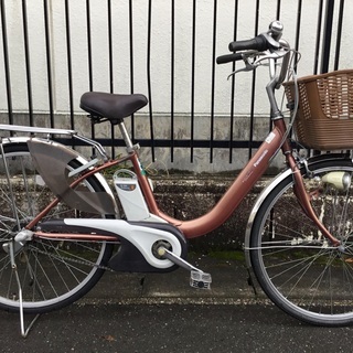 Panasonicパナソニック電動アシスト自転車26インチ 12Ah ブラウン