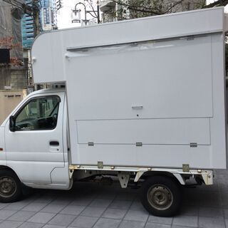 キッチンカー（スズキキャリー）　厨房機器、付属品等一式付き