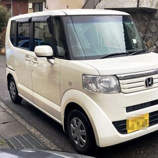 H24年ホンダN-BOX GLパッケージ白JF1修復歴なし ステ...