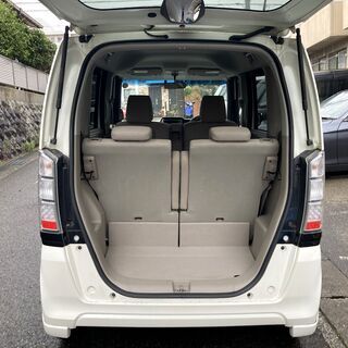H24年ホンダN-BOX GLパッケージ白JF1修復歴なし ステアリングリモコン付純正ナビTV（走行中TV視聴可）/バックカメラ/ETC/左側パワースライドドア の画像