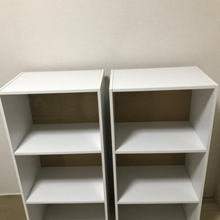 カラーボックス2個組　高さ89幅42奥行29