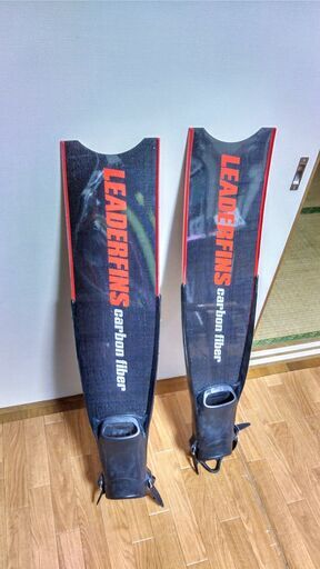 Leader fins-「ブレードのみ」 （カーボンファイバー）Soft 1回だけ使用