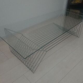 【値下げ】ガラステーブル