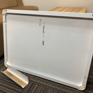 【中古】IKEA◆VEMUND ヴェムンド◆ホワイトボード/マグネットボード ◆消しゴムホルダー付きの画像