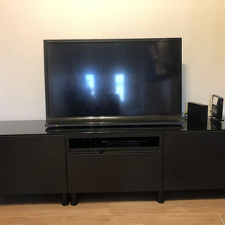 3月末までの限定出品　ダークブラウン木目調　テレビボード