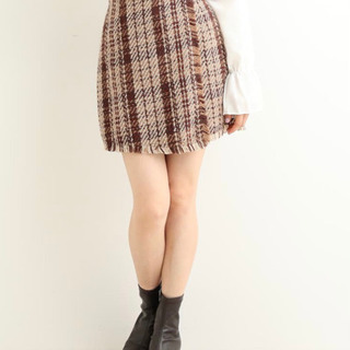 新品未使用　MAJESTIC LEGON　フリンジラップショートパンツ　ブラウンの画像