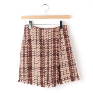 新品未使用　MAJESTIC LEGON　フリンジラップショートパンツ　ブラウンの画像