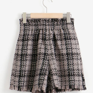 新品未使用　MAJESTIC LEGON　フリンジラップショートパンツ　ブラックの画像