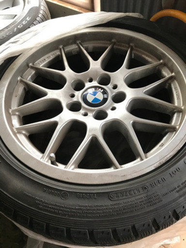 BMW純正ホイールとスタッドレスタイヤ