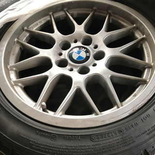 BMW純正ホイールとスタッドレスタイヤ