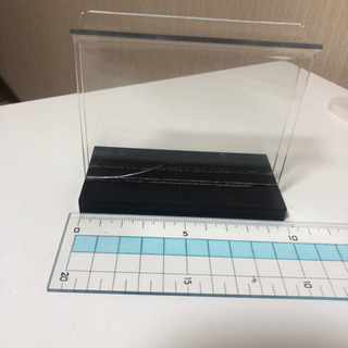 ※決まりました　アクリルメニューブック立ての画像