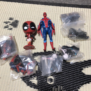 MARVELフィギュア(スパイダーマン/グウェン/デッドプール)