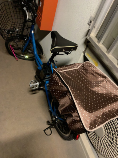 【電動アシスト自転車】購入半年　アシスタファインミニ　前後カゴ付き
