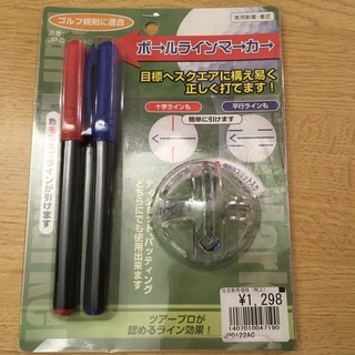 ゴルフボール　ラインマーカー