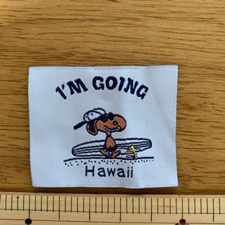 タグ　　刺繍タグ　日焼けスヌーピー の画像