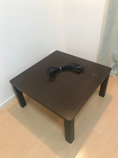 こたつ机　白茶リバーシブル