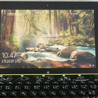 美品　タブレット端末＊Windows８　格安美品NEC-Lavi-tab-TW710の画像