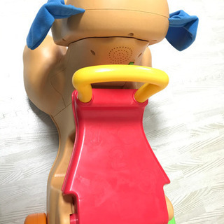 【受取り決定】Fisher Price 犬の押しぐるま 音楽付き♪  2way  の画像