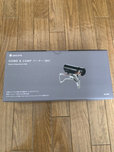スノーピーク( peak) &CAMPバーナー ブラック GS-600BK 新品未使用品