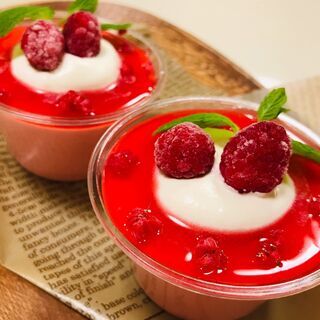 1日集中講座　初夏のデザートフランボワーズムースを手作りする