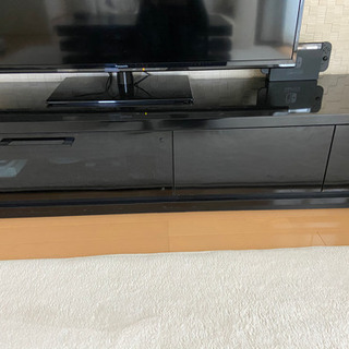 ローテレビ台 ブラック 150センチの画像