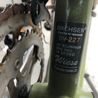 【中古】WACHSEN(ヴァクセン) 自転車　20インチ　①の画像