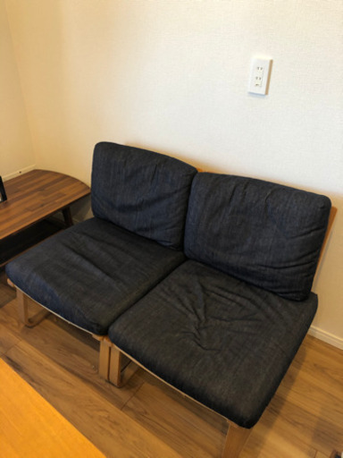 無印良品　リビングでもダイニングでも使えるシリーズ　チェア2脚セット