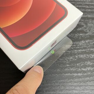 交渉中　値下げ【未使用・未開封】iPhone 12 128GB (PRODUCT)RED　SIMフリーの画像