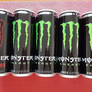 モンスターエナジードリンク4本　＋おまけ1本