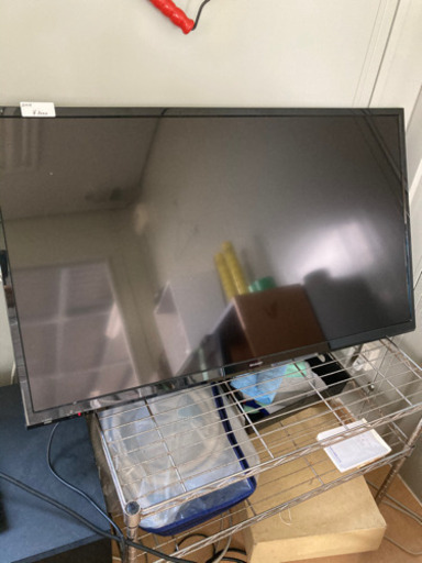 シャープ　液晶テレビ　画面に縦線