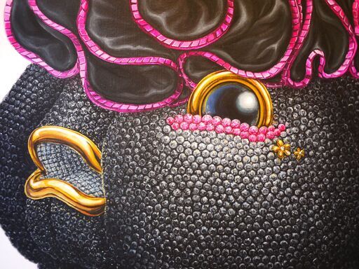 島嵜りか　絵画作品　「城咲るか」