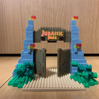 USJ ナノブロック　ジュラシックパーク　