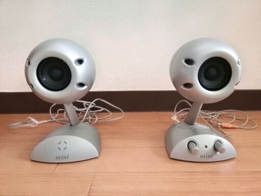 タイムドメインmini アンプ内蔵スピーカー2台 付属品揃ってます