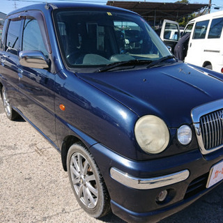 車検令和5年3月 h12年式 プレオネスタ 機関良好 CVT 社外アルミ 低走行 車検2年付き！支払総額7.8万円 カード払い可♩の画像