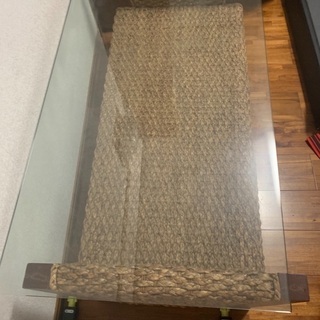 南国風　ガラステーブル