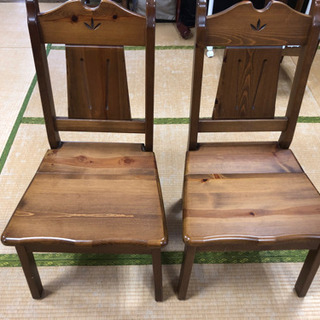 取引決定。椅子２脚