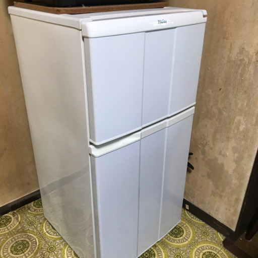 【中古】冷蔵庫/98L/Haier/ハイアール/JR-N100A-W/ホワイト/コンパクト/単身向き/良品♪