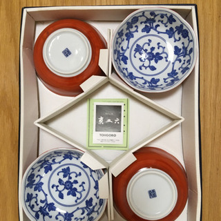 《値下げ》【未使用品】東五六　中鉢揃(4枚) 箱付きの画像
