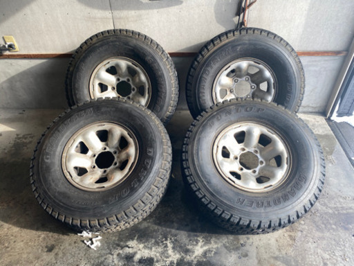 ランクル80 スタッドレス　ホイールセット