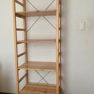 【無印良品】パイン材ユニットシェルフ棚