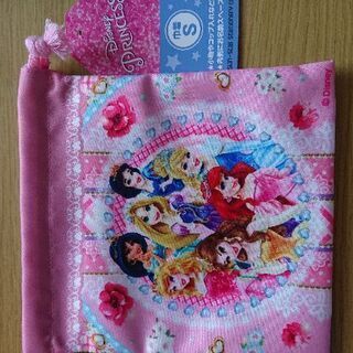 2点セット♪新品未使用巾着 ディズニー プリンセス ピンク 女の子 キッズ の画像