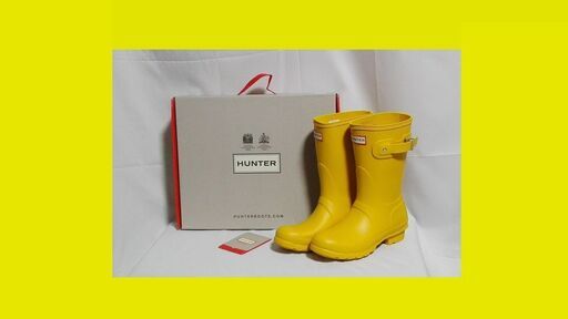 HUNTER ショートレインブーツRYL⑳