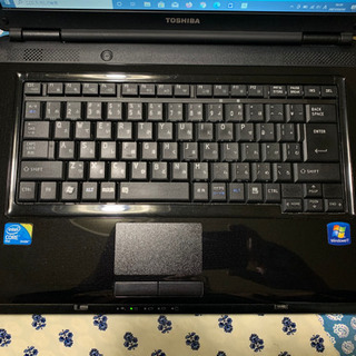 完動品 TOSHIBA dynabook EX63/H Win10 Pro 64bit  Core2Duo P8400 メモリ4GB HDD 500GB 無線ランの画像